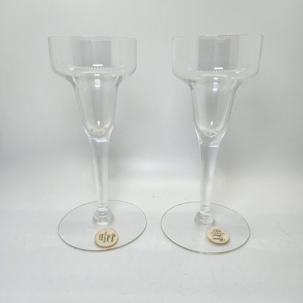 Set of 2 Princess House Cordial‎ Glasses Cocktail Exclusive Stemmed 2oz Shot